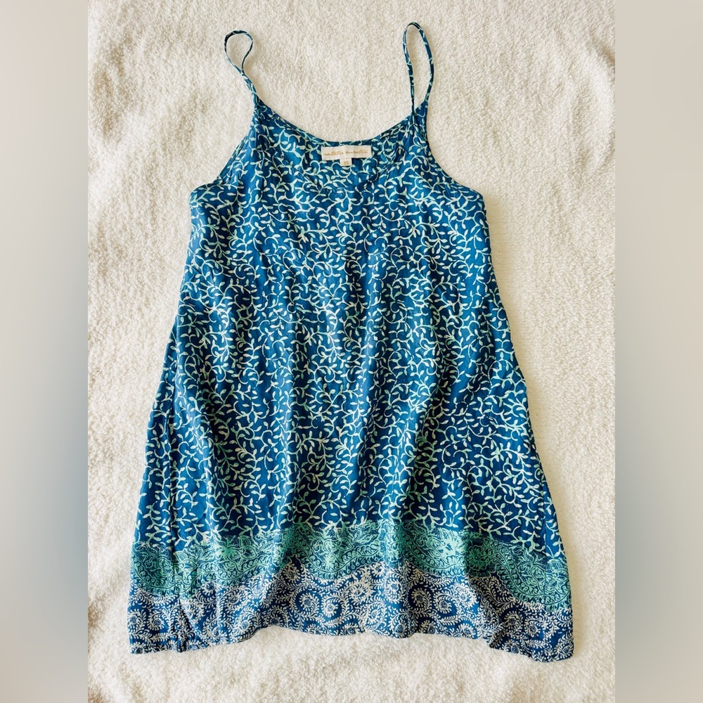 Natalie Martin 100% Silk Mini Boho Dress XS